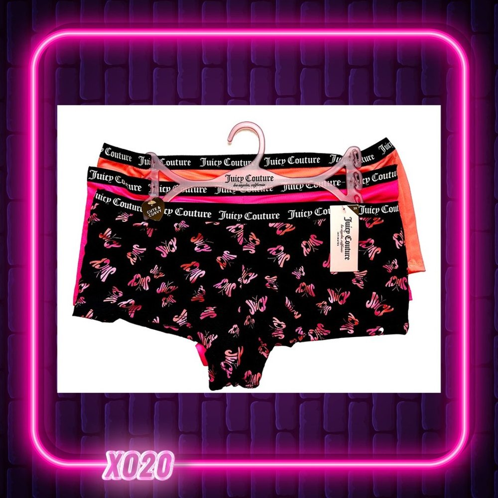 Juicy Couture Boyshort Panties | set of 3 | 1X & 2X
